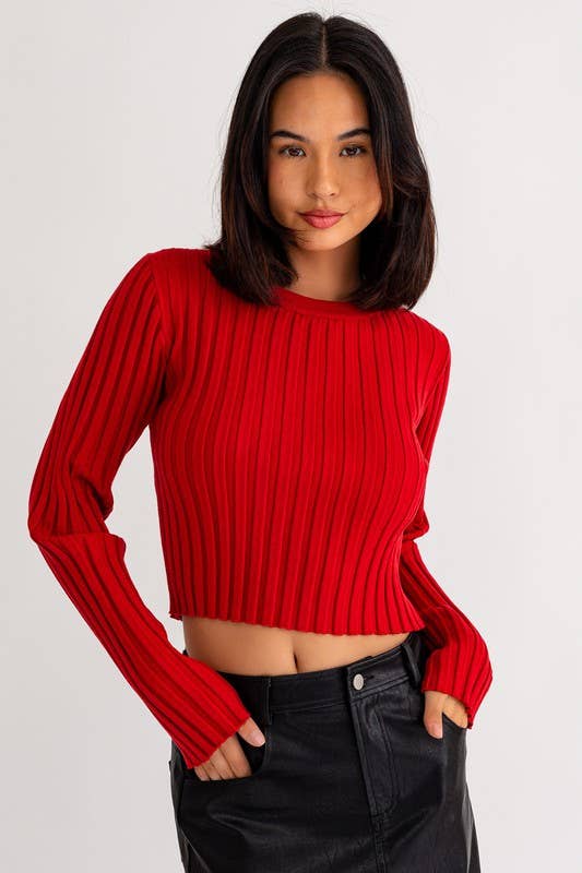 LE LIS - Wholesale Blouse - Women's - BACK SHIRRING LONG SLEEVE TOP18