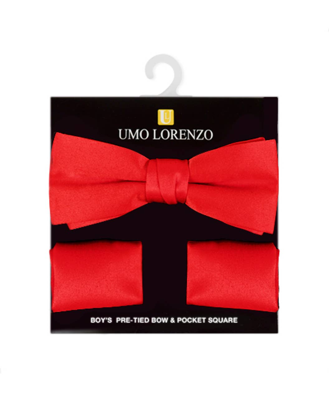 Selini New York - Wholesale Bow Tie - Kids - 100% Poly Satin Boy's Banded Bow Tie and Hanky BBTH13010