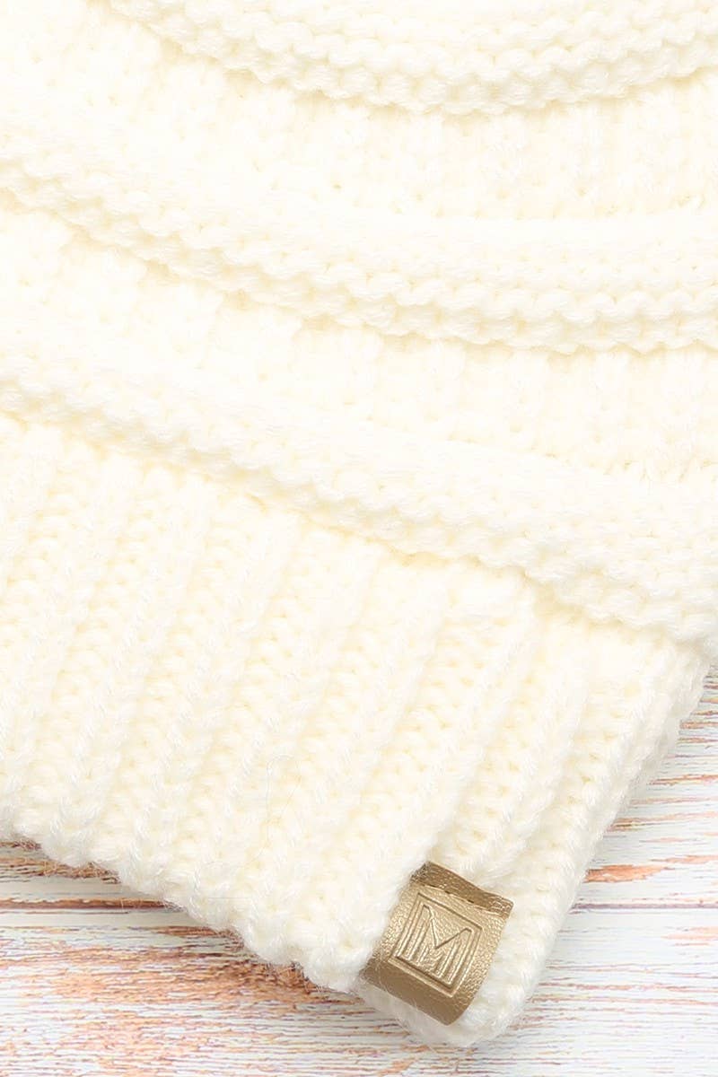 Fashion City - Vendita all'ingrosso Berretto - Bambini - Berretto invernale per bambini con doppio pompon5