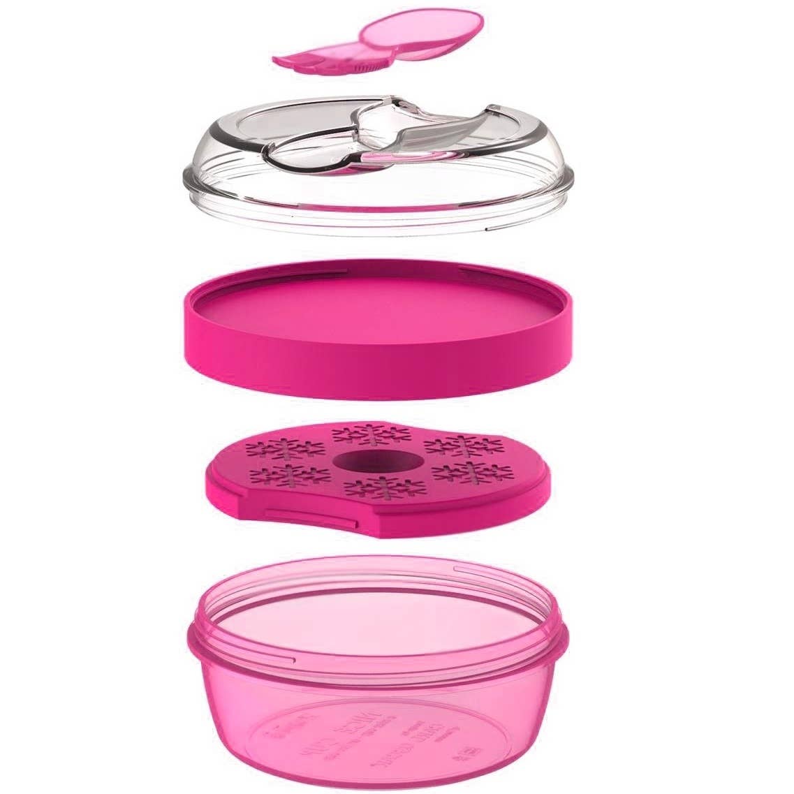 Carl Oscar - Wholesale Lunch Bag/Box - N'ice Cup, snack box with cooling disc - Purple2