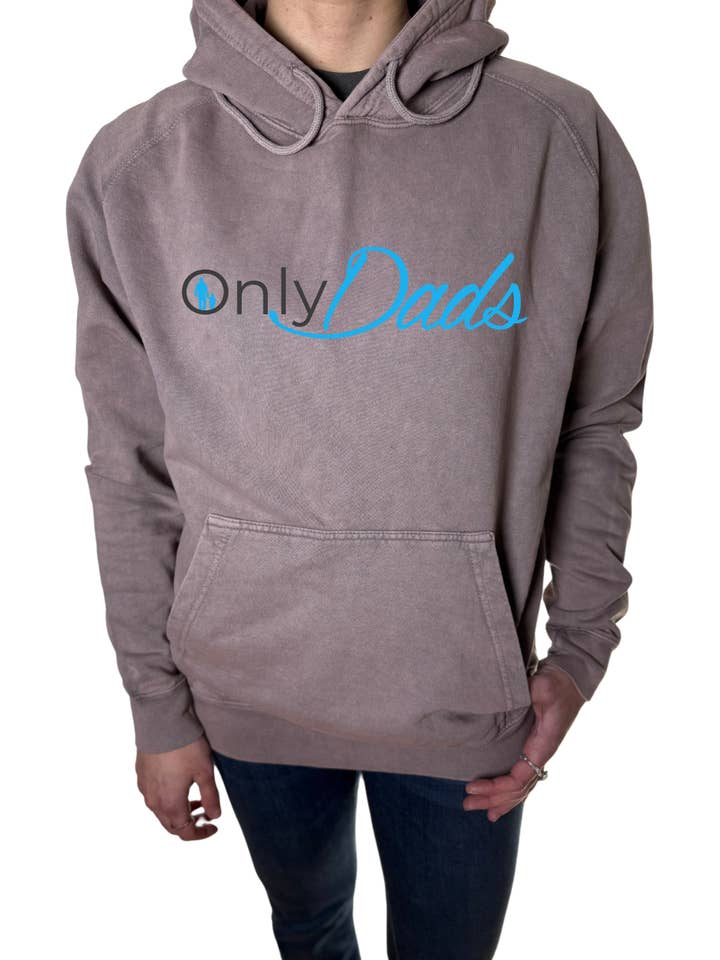 Only Dads Vintage Wash Hoodie for wholesale by NyteSky Apparel