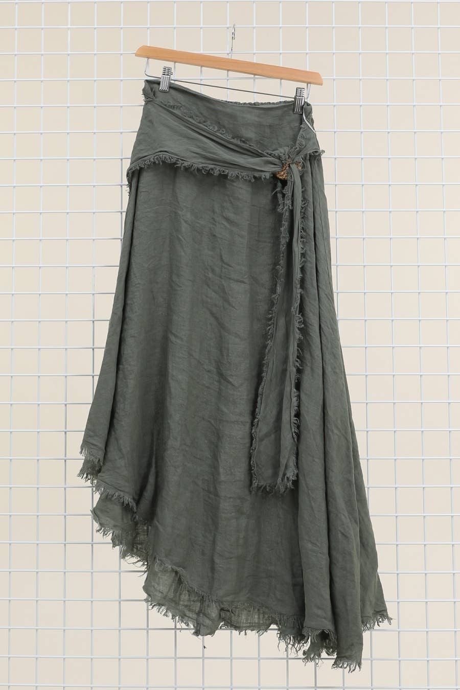 la maison des fibres naturelles - Wholesale Skirt - Women's - Linen skirt with drawstring 1013 100% linen16