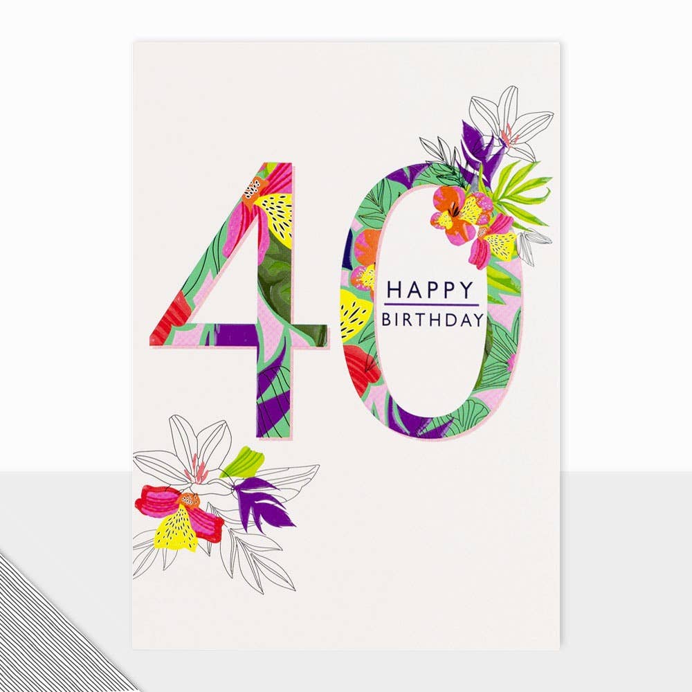 Laura Darrington Design Ltd – wholesale Birthday card – Utopia Happy Birthday 400