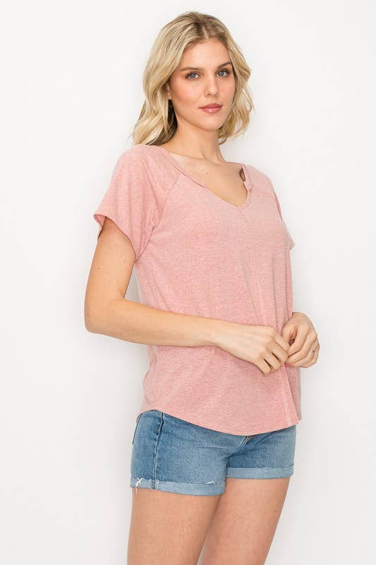 A.gain - Wholesale Gebreide top - Dames - 10884SSP627 - STEVIGE TOP MET V-HALS IN GROTE MATEN10