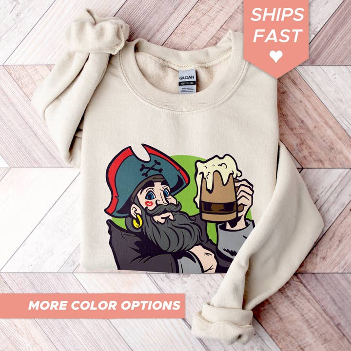 ”Pirate Chug Drickströja: Rolig ölälskares gåva” för wholesale av PositiveParty