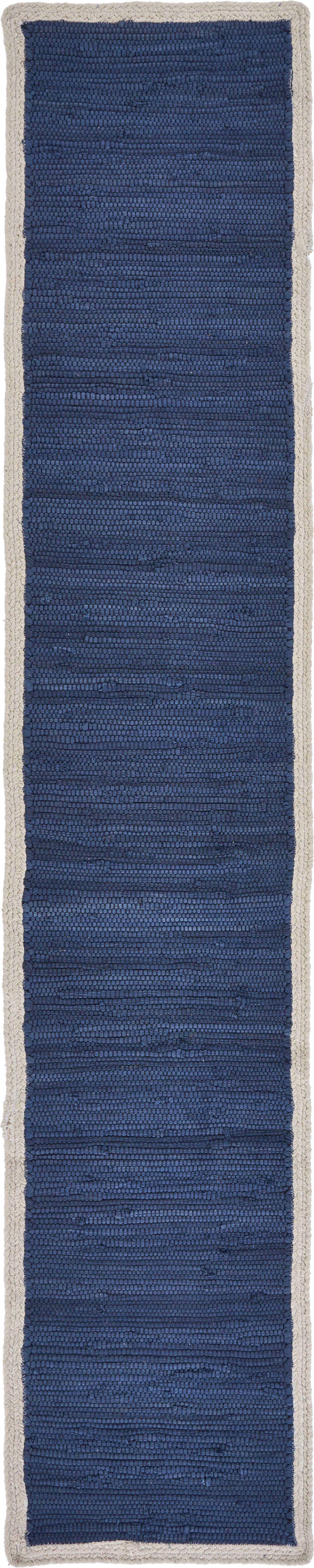 Bordered Indigo Runner for wholesale on Faire2