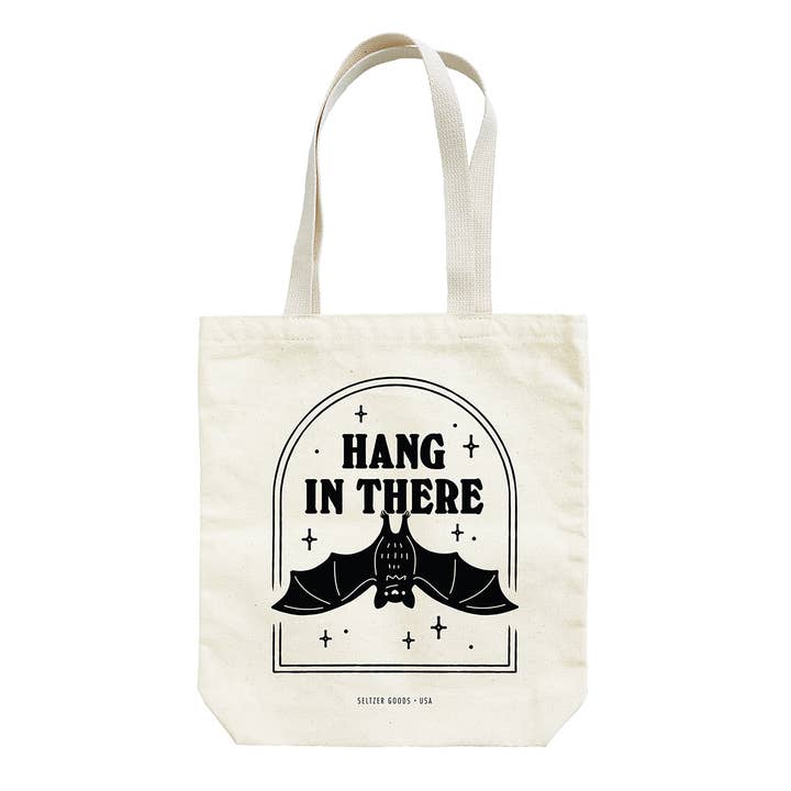 Hang in There Tote for wholesale by Seltzer Goods