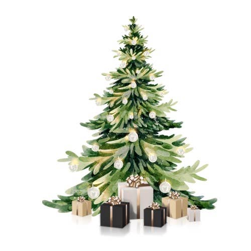 Maven Home - Wholesale Decorative Tabletop Object - Acrylic Napkin Weight, Christmas Tree1