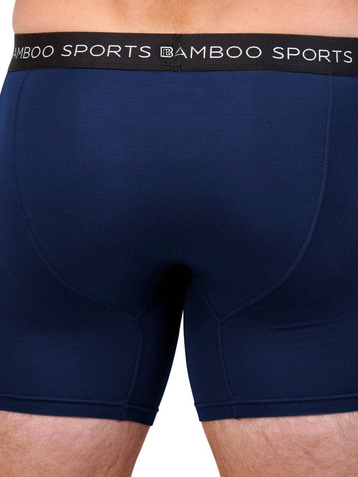 Bamboo Sports - Wholesale Underwear – Men's - Men's 4" Inseam Bamboo Rayon Boxer Briefs - 4 Pack10