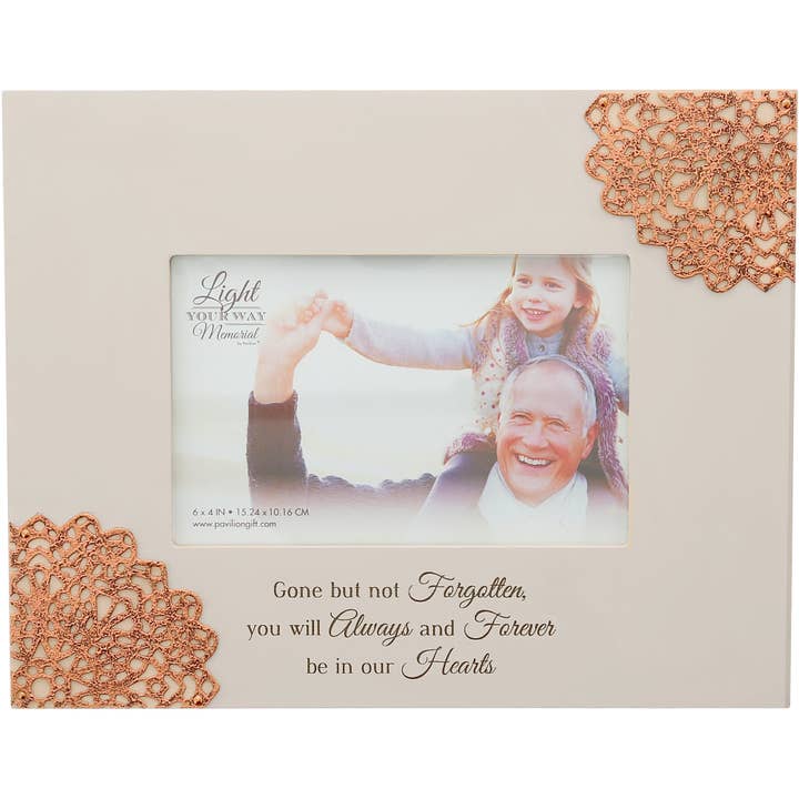 Our Hearts - 9.5" x 7.5" Frame (Holds 6" x 4" Photo) for wholesale by Pavilion