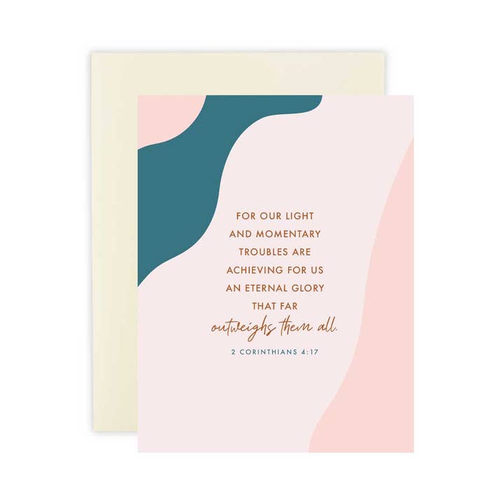 Momentary Troubles Greeting Card for wholesale by Cleerely Stated