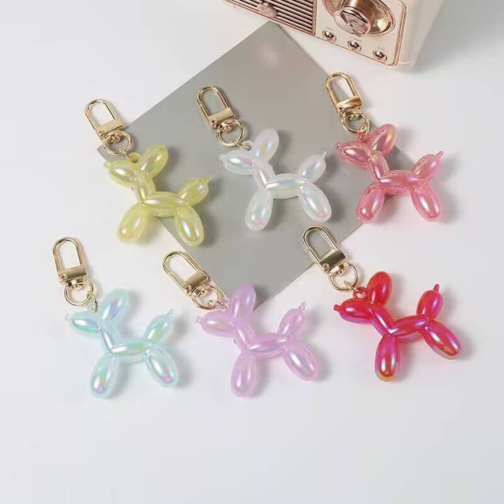 Jelly Balloon Dog Keychain Bag Pendant for wholesale by MKS America