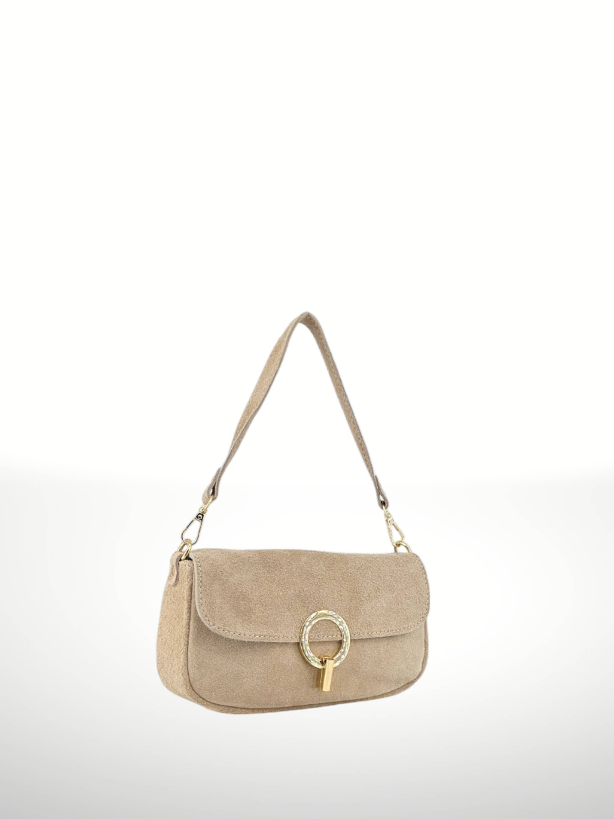 ITALIAN'S LEATHER – Großhandel Schultertasche – Damen – Nuria Lederhandtasche aus Wildleder 25030522