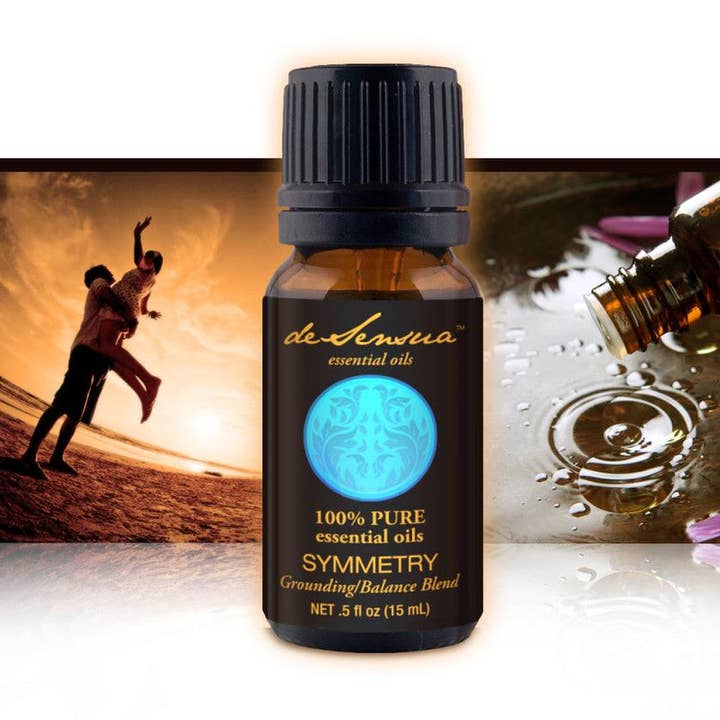 SYMMETRY, Grounding and Balancing Blend – Helps Relieve Stress, Anxiety and The Blues. Gives Inner Peace, Harmony and a Sense of Wellbeing and Balance for wholesale by deSensua Oils