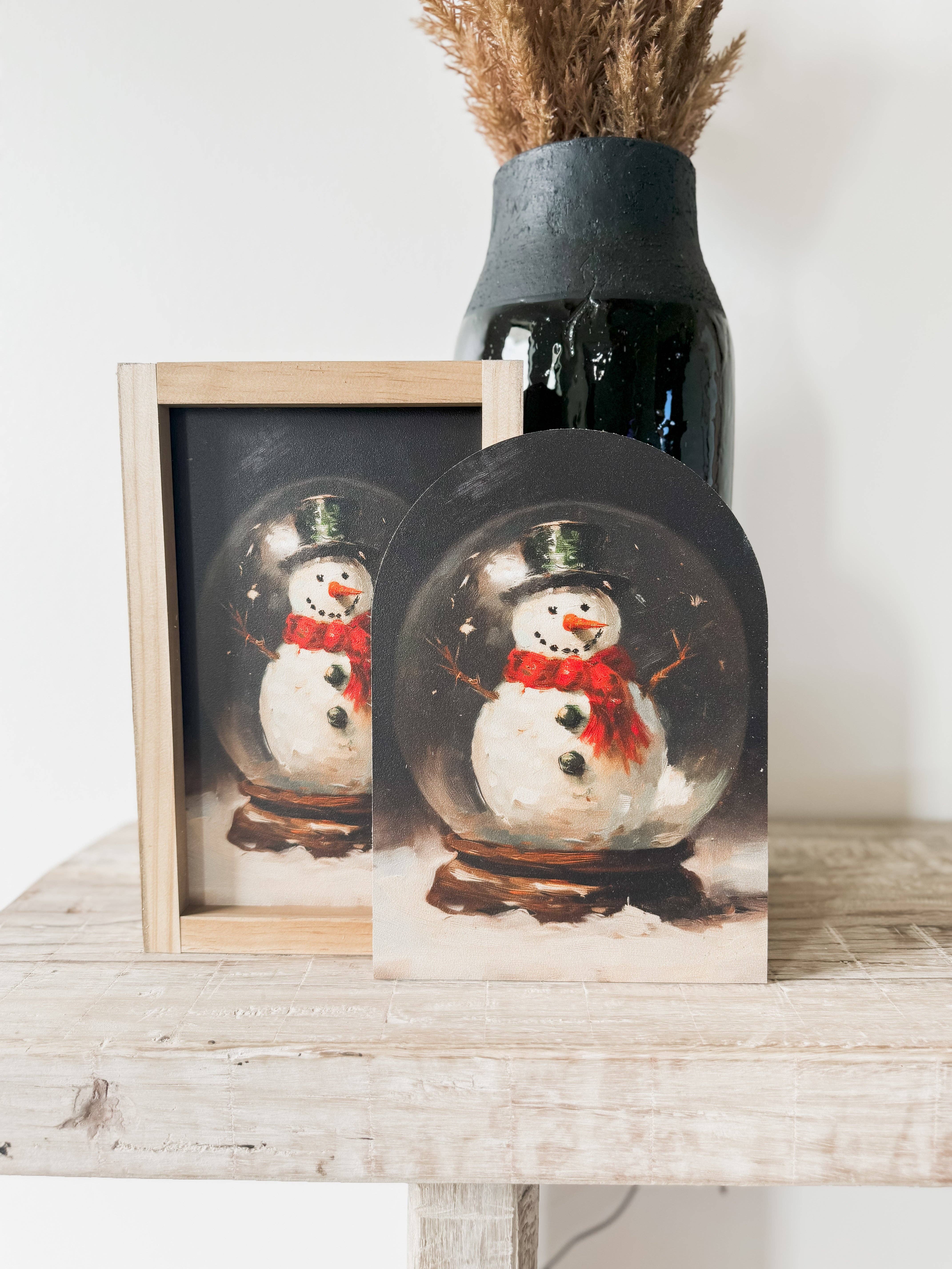 Lily and Sparrow - Wholesale Christmas Decoration - Snowman Snowglobe Arch | Christmas Decor1