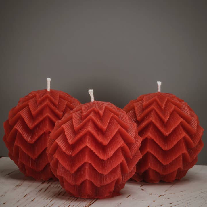 Pure Beeswax Fairy Ball Candle | Hand Made | Hand Poured | Beautiful Gift and Home Decor | Housewarming Gift | for wholesale by AandB Scentiments