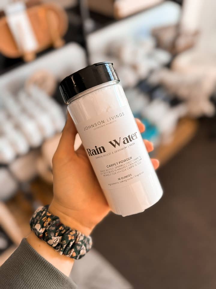 Rain Water Carpet Powder for wholesale by Johnson Livings LLC