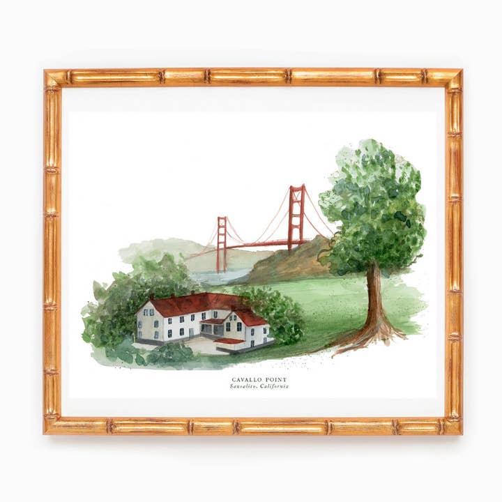 Konsttryck: Cavallo Point Lodge för wholesale av Morgan Harris Design