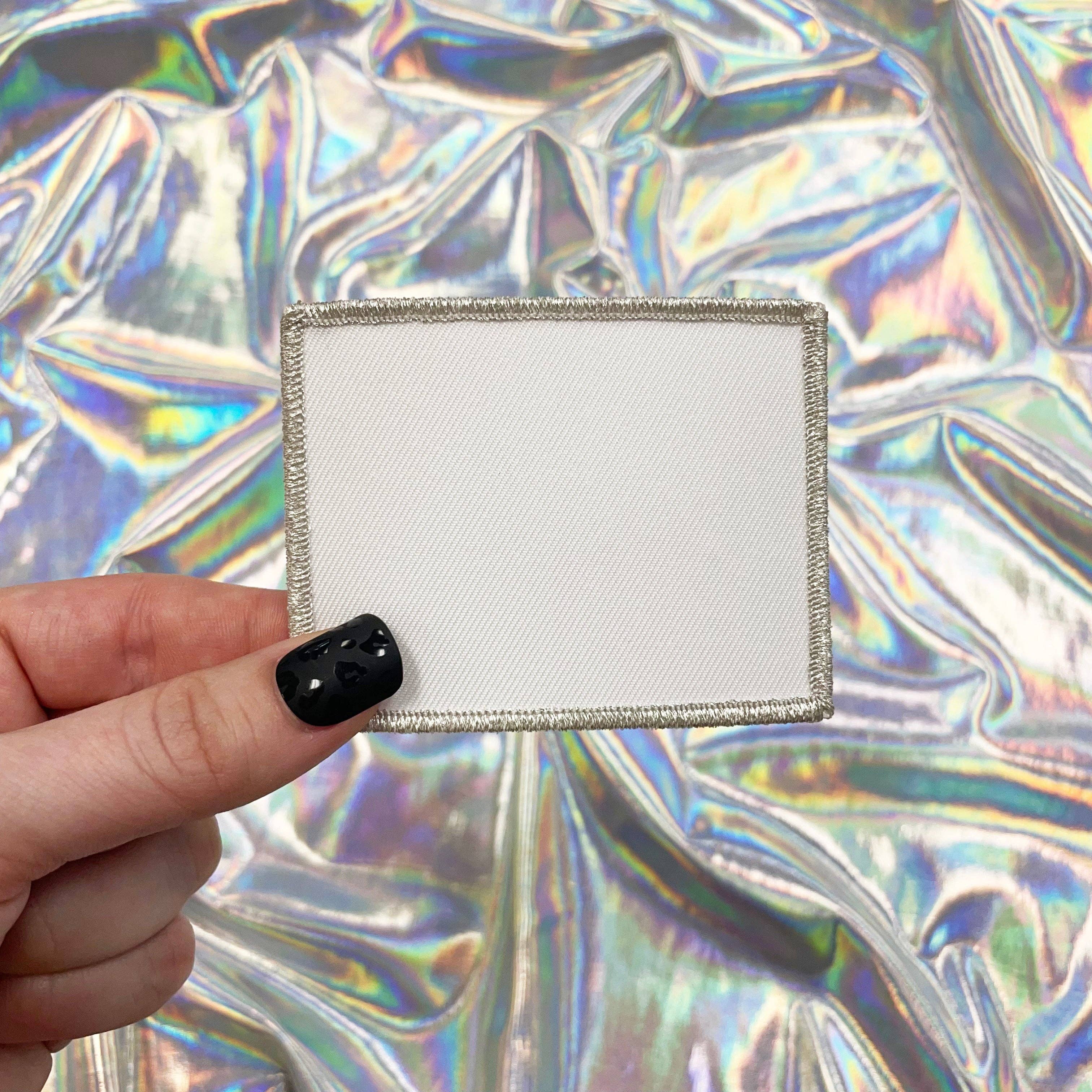 The Crafty Engineer - Wholesale Patch - Blank Sublimation Patches with Metallic Border - Individual2