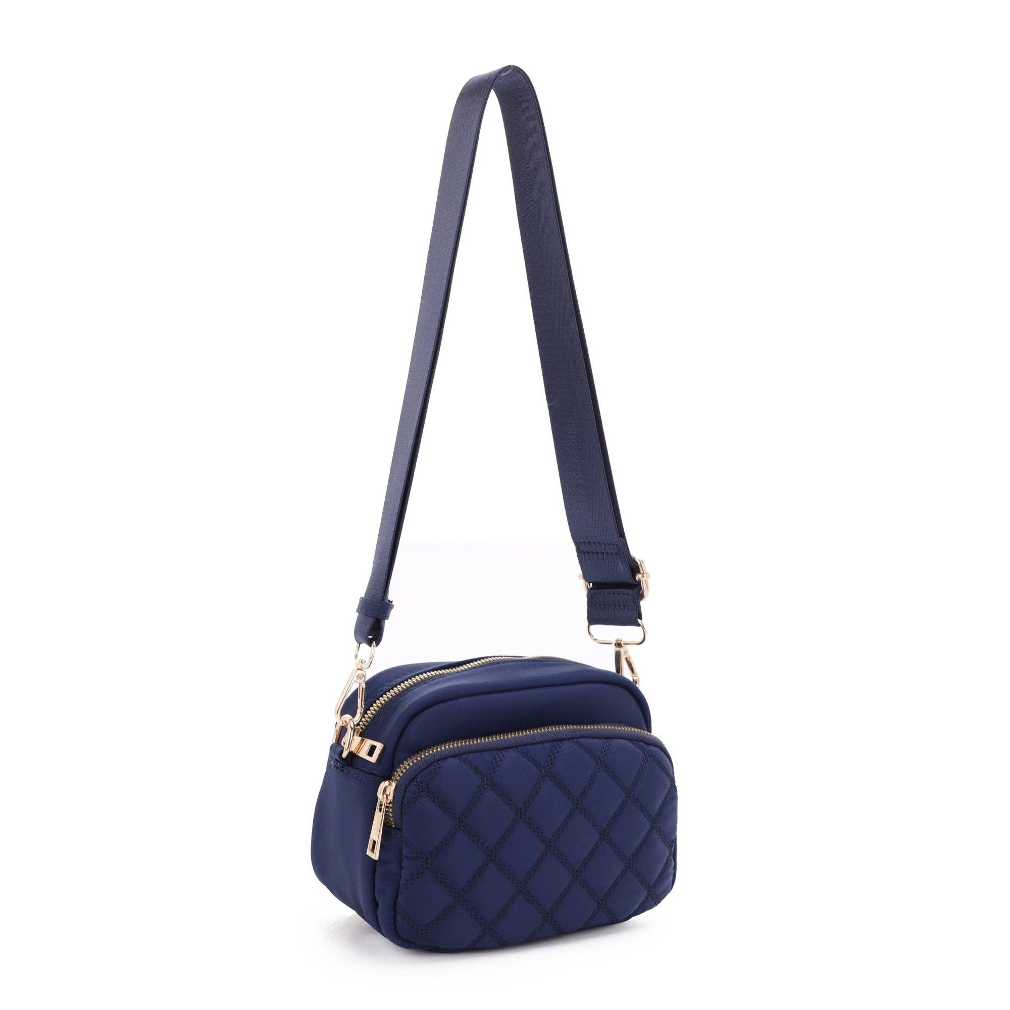 MiMi Wholesale - Wholesale Crossbody Bag - Women's - DJ25764N-6 Angela Quilted Crossbody Bag4