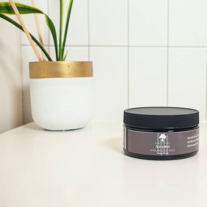 Premium African Black Soap - Luxury Skincare for Radiant Com for wholesale by Merin Kind