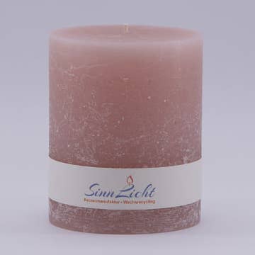 Rustikt lila pelarljus | Ø 9,4 cm, höjd 10,5 cm för wholesale av SinnLicht