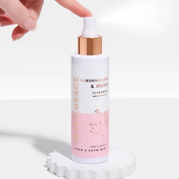 Marshmallow & Musk Linnen- en Kamernevel voor wholesale door Mary Grace
