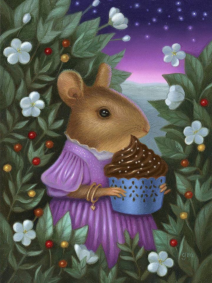 „Beatrice Upon The Brink of Night” - Wanddecoratie met canvasprint voor wholesale door Image Conscious, LLC