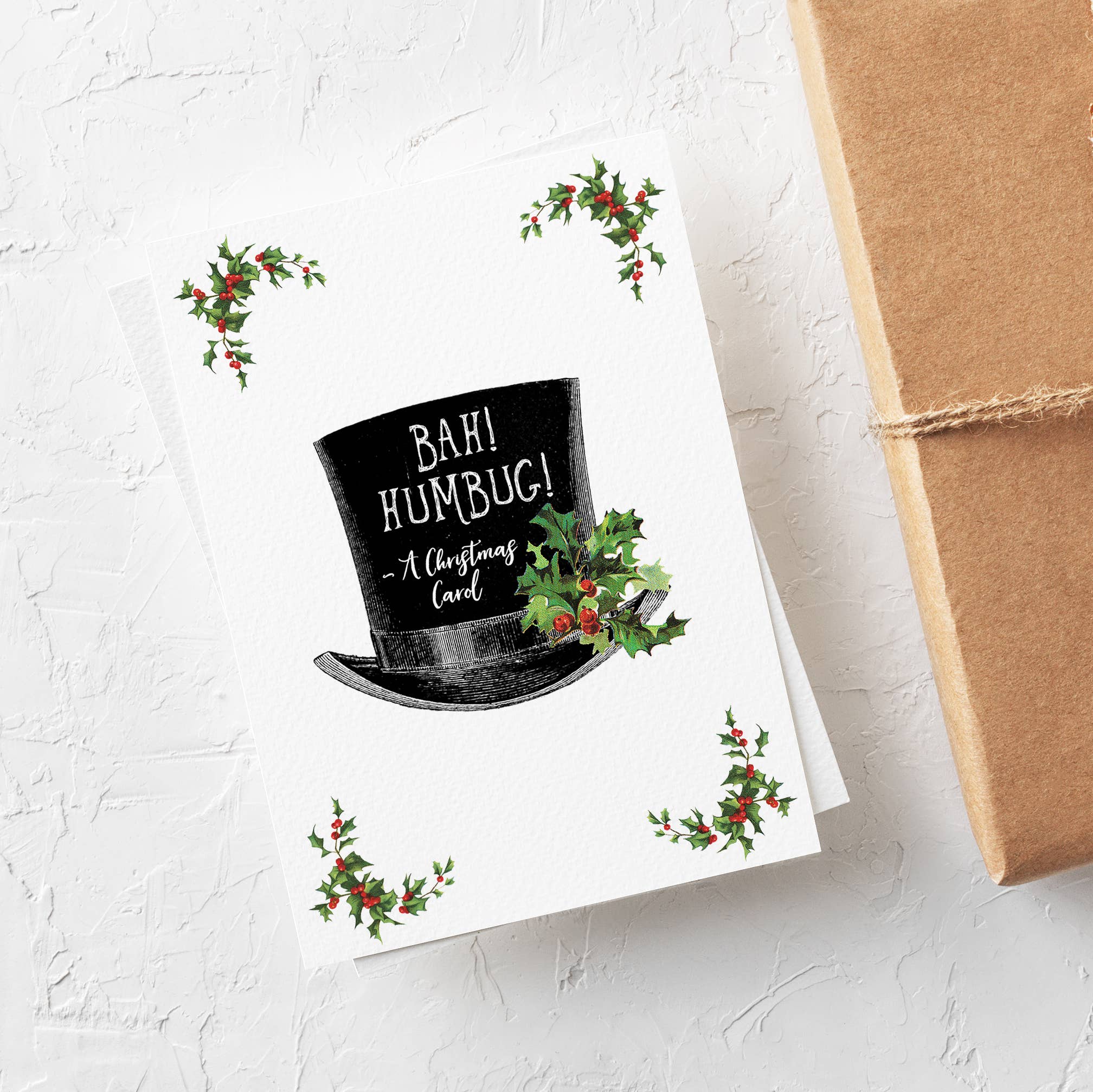 Quote and Quill - Vente Cartes de Noël - Bah ! Foutaises ! - Une carte de Noël1