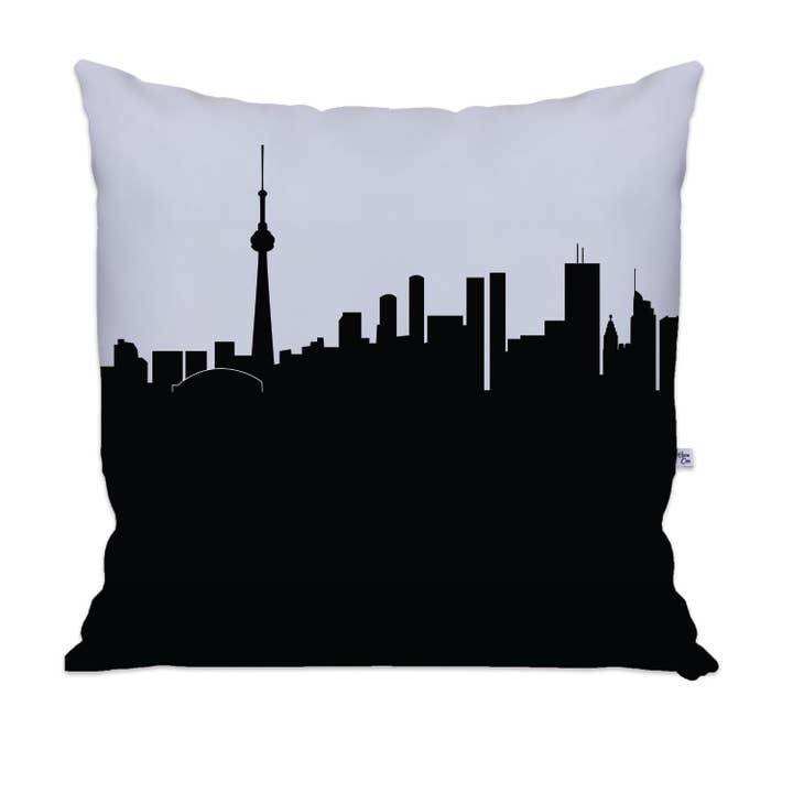 Toronto ON Canada Skyline Large Throw Pillow for wholesale by Anne Cate