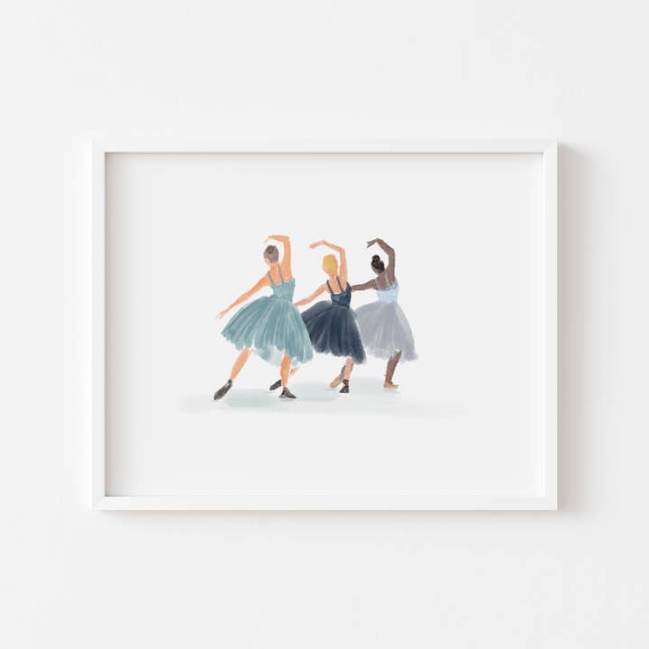 At the Ballet 8x10 Art Print for wholesale by Patricia FK