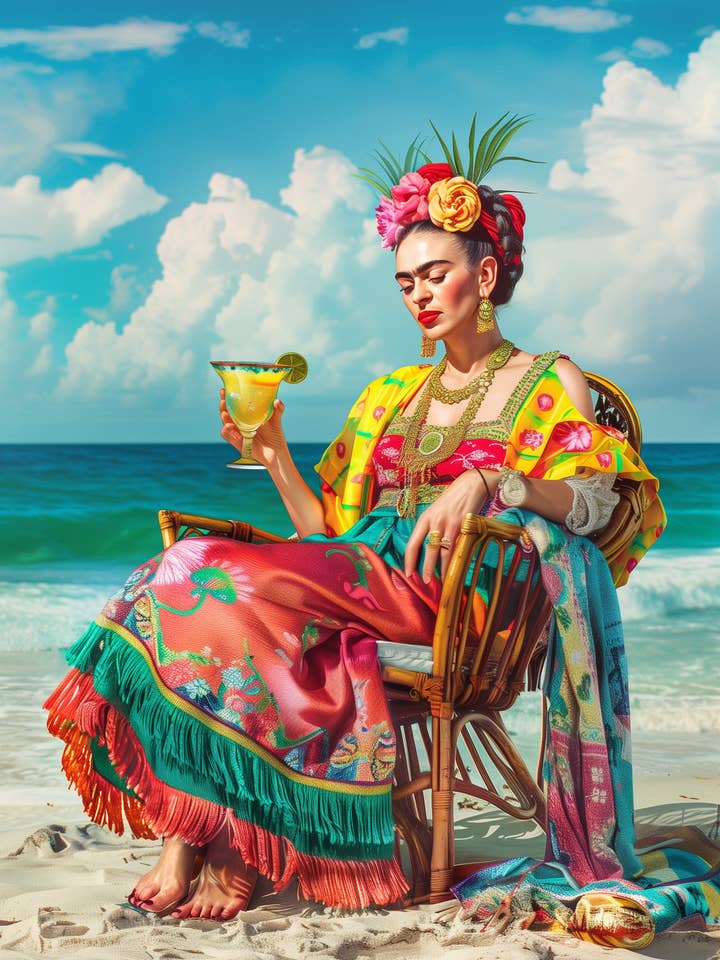 Frida Kahlo: At Sea | Karte | Fripperies für den Großhandel von Fripperies