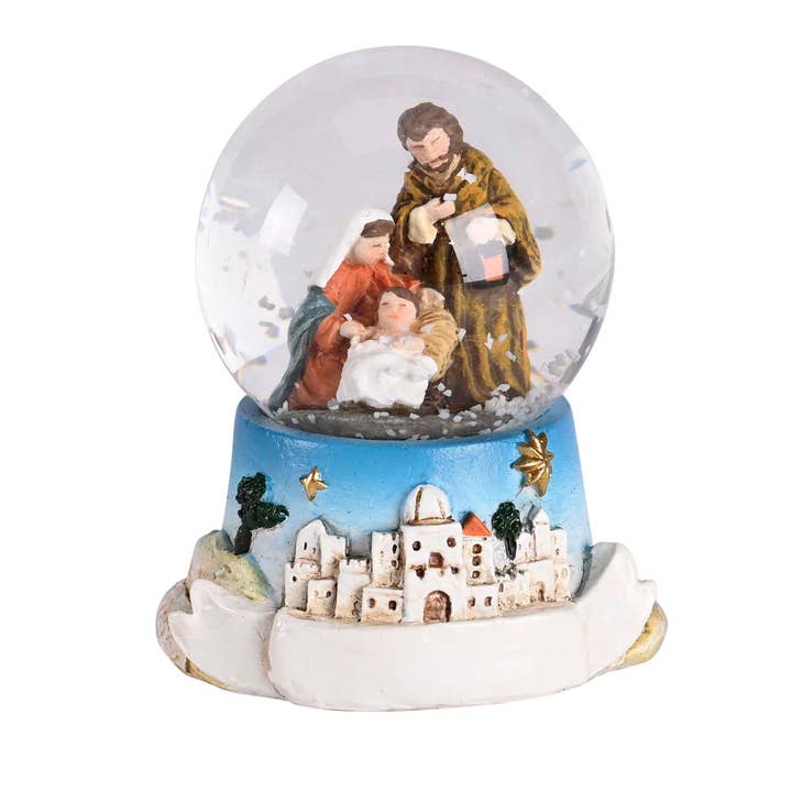 Waterglobe Holy Family Bethlehem City and other Purchase Wholesale mini snow globes. Free Returns & Net 60 Terms on Faire trending on Faire.
