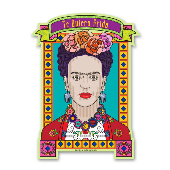 The Art of Pamela Joy Trow - Wholesale Sticker - I Love You Frida Sticker