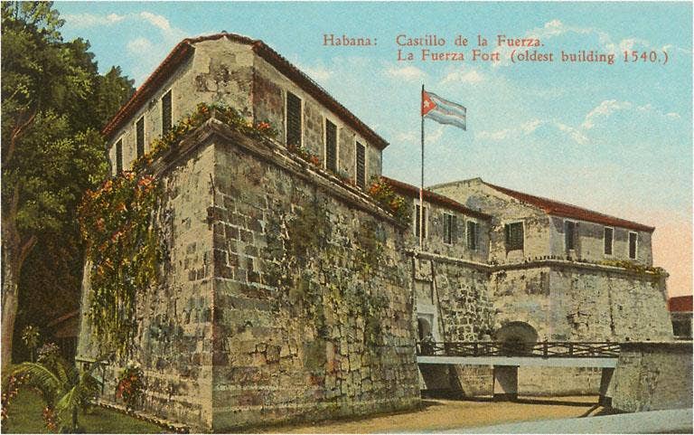 Found Image Press - Wholesale Sticker - Sticker CU-63 La Fuerza Fort, Havana, Cuba0
