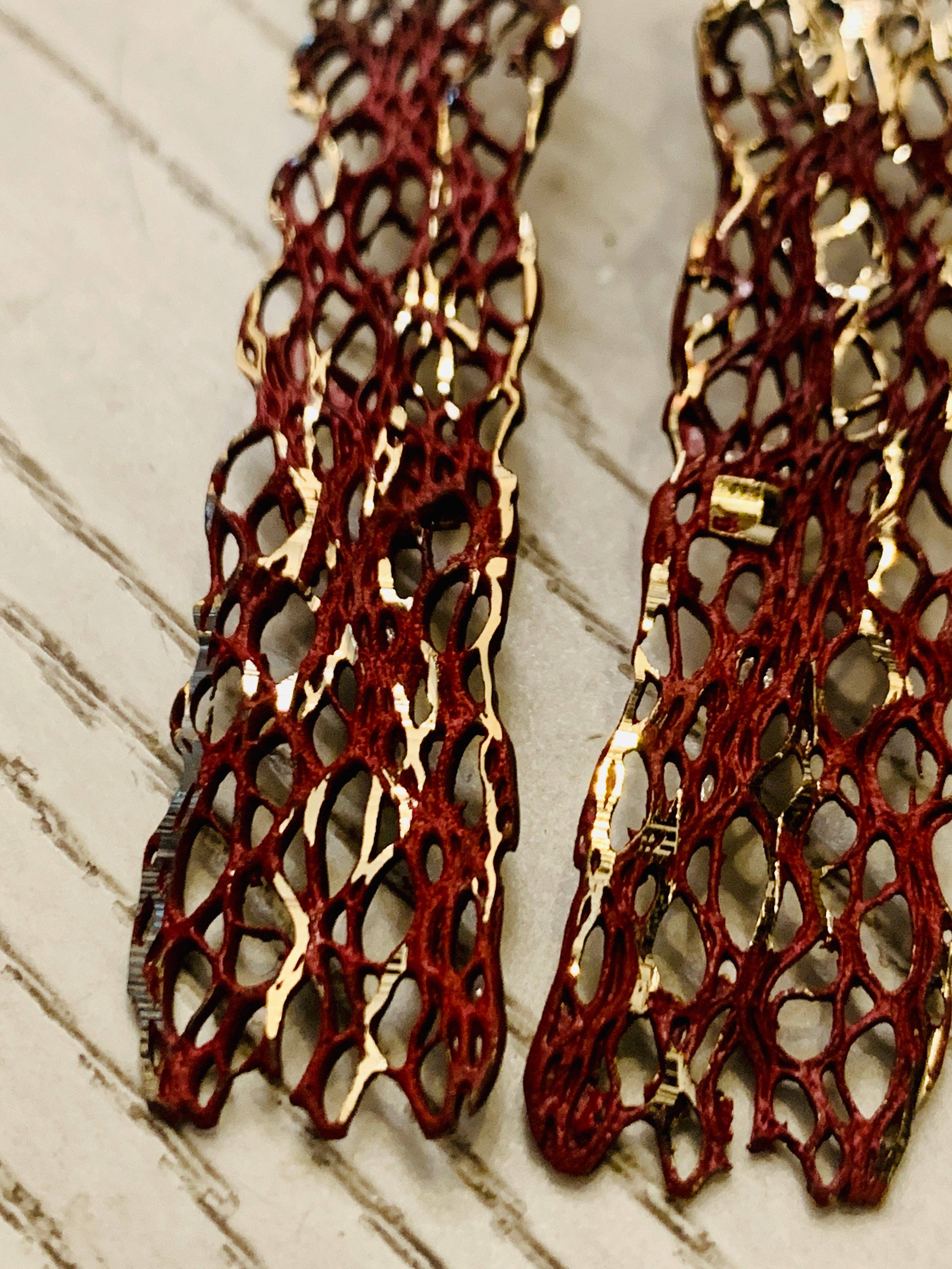 Maison Numero 12 - Vendita all'ingrosso Orecchini pendenti - Orecchini TRECY in bronzo e argento 9254