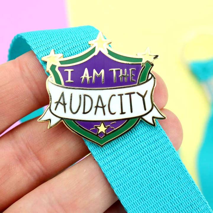 Jubly-Umph - Wholesale Lapel pin/button - I Am The Audacity Lapel Pin2