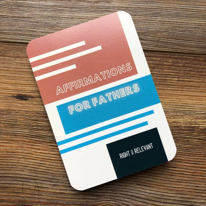 Deck d'affirmation pour les pères pour la vente par Right to be Relevant