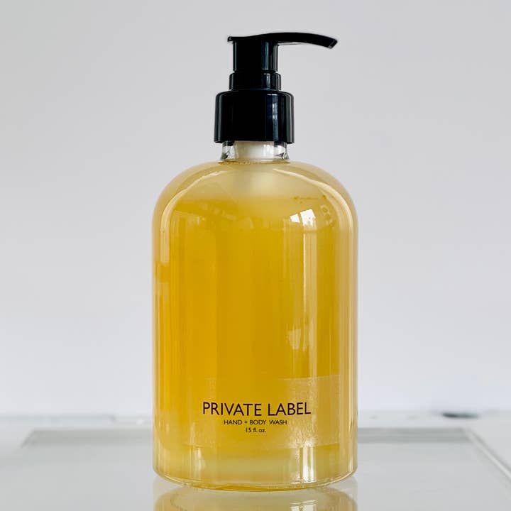 Atelier 880 - Wholesale Hand Soap/Wash - Private Label Scented Hand and Body Wash / Soap Clear Bottle