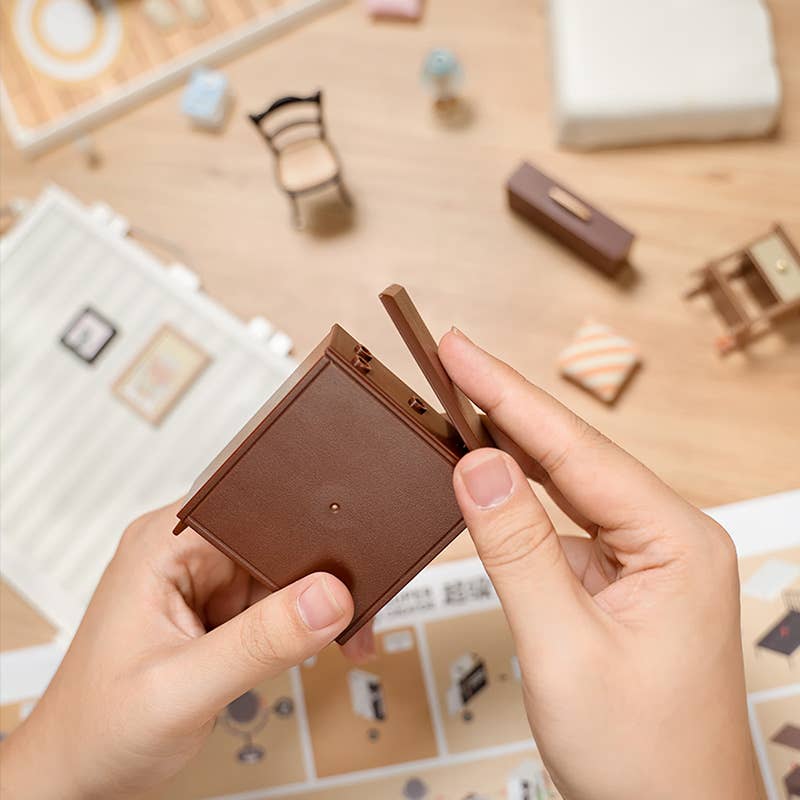 Robotime - Vente Kit de bricolage - DW009 Sweet Dream, chambre à coucher Rolife DIY, maison miniature en ABS1