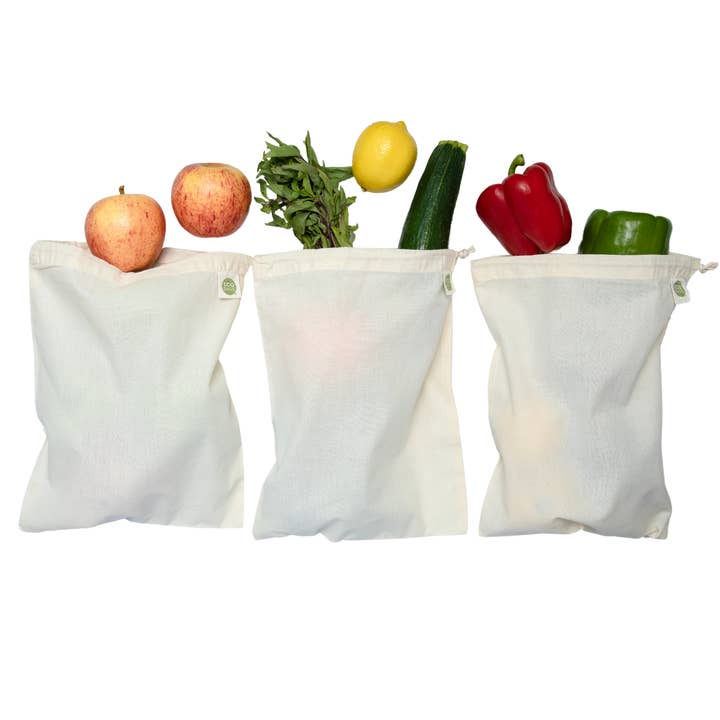 ECOBAGS - Wholesale Grocery/Shopping Bag - Organic Cotton Reusable Produce Bag3