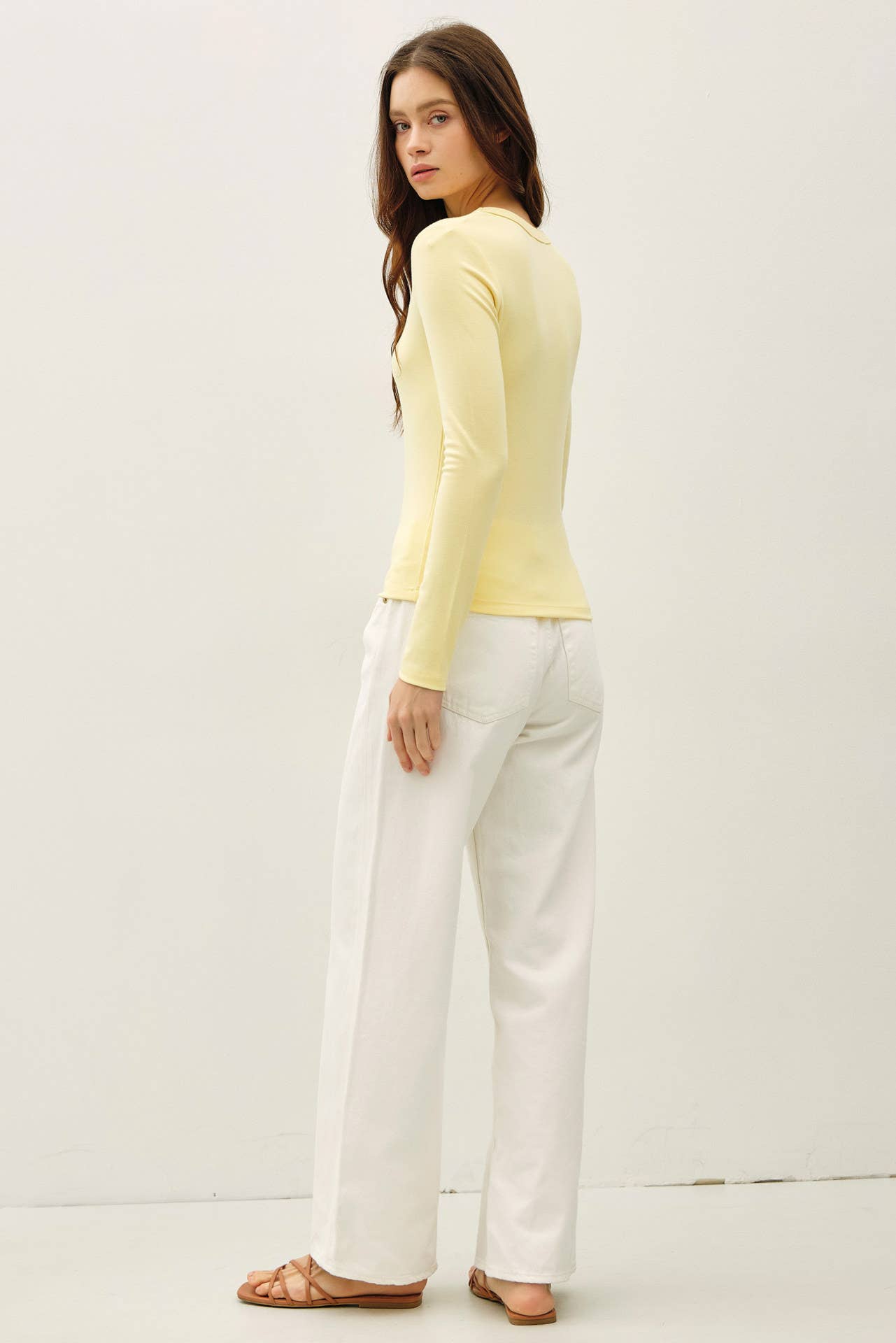 Be Cool - Wholesale Knit Top - Women's - SOFT JERSEY U NECK LONG SLEEVE15