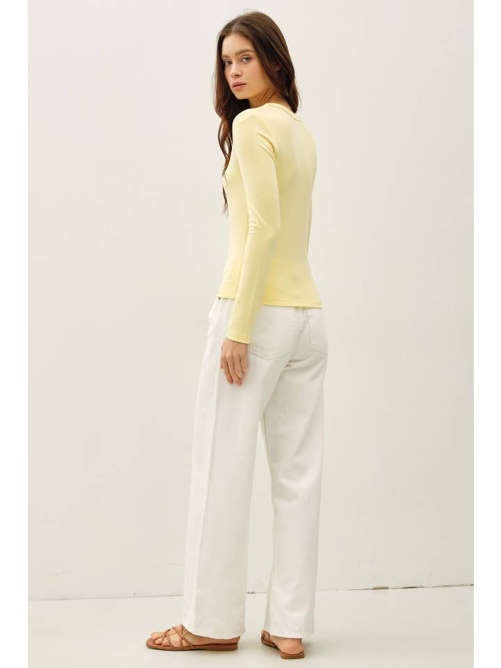 Be Cool - Wholesale Knit Top - Women's - SOFT JERSEY U NECK LONG SLEEVE15