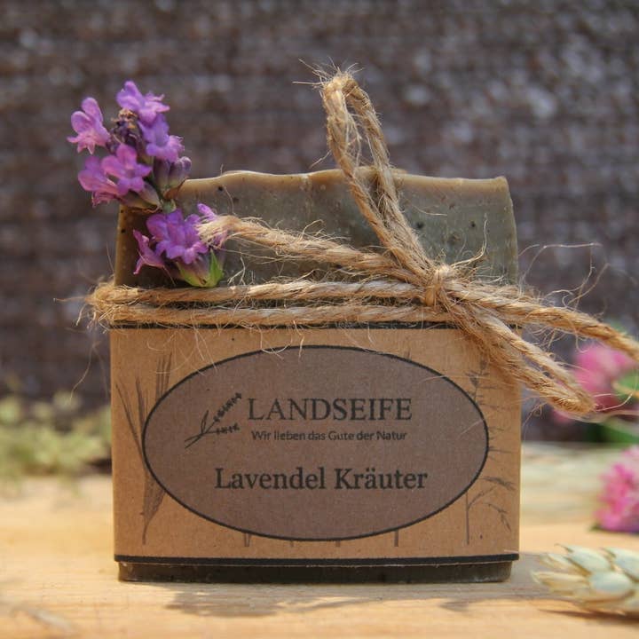 Bio Naturseife - Lavendel Kräuter für den Großhandel von Landseife