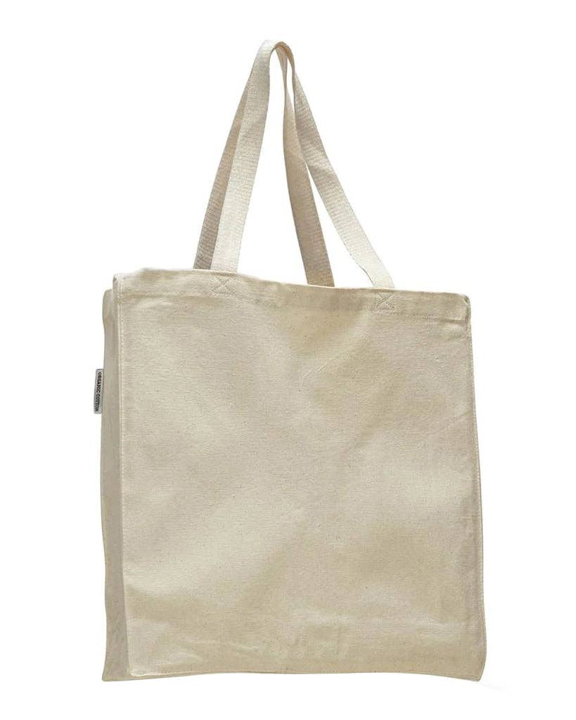 TBF – wholesale Grocery/shopping bag – TBF Organic Canvas Self Standing Grocery Tote Bags - OR2354