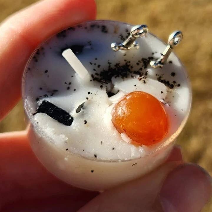 Ares Deity Tealight Candles for wholesale by Callen Dark Arts