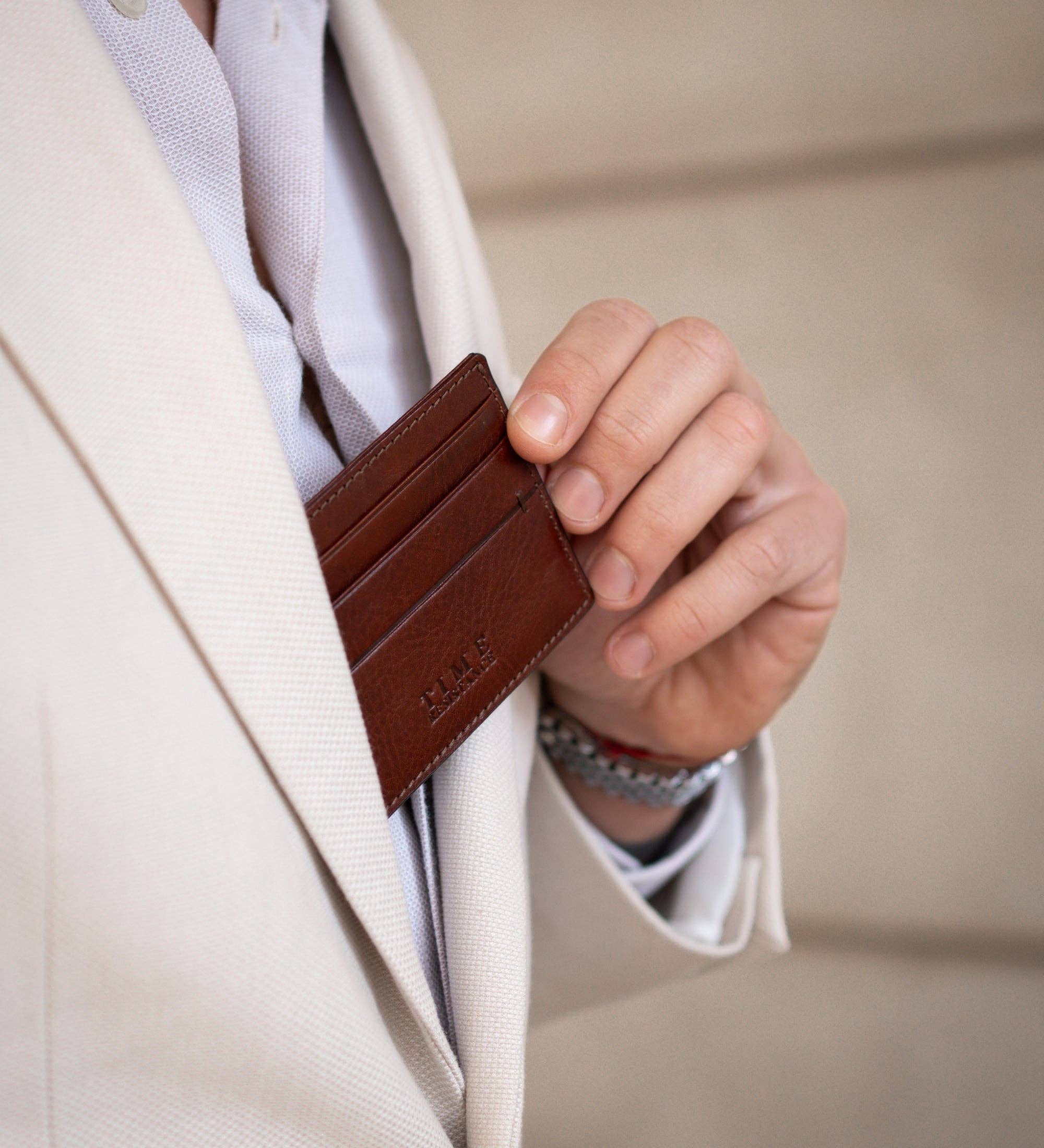 Time Resistance - Wholesale Pasjeshouder - Uniseks - Leren creditcardhouder en visitekaarthouder - Fireflies11