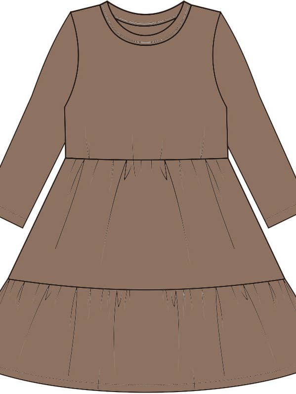 Annie Tiered Dress for wholesale by Little Lott Clothing Co.