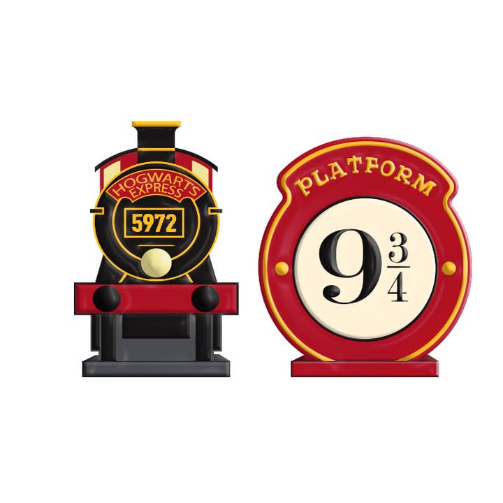 Harry Potter Hogwarts Platform Ceramic Salt & Pepper Shaker for wholesale by Silver Buffalo