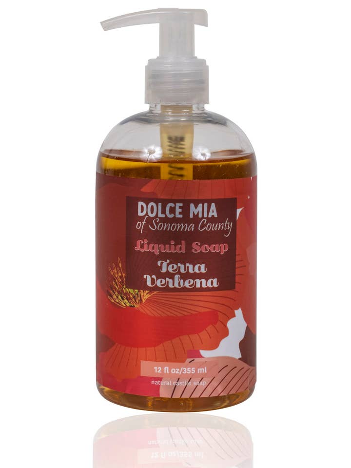 Castile Liquid Soap - Terra Verbena - 12 oz for wholesale by Dolce Mia